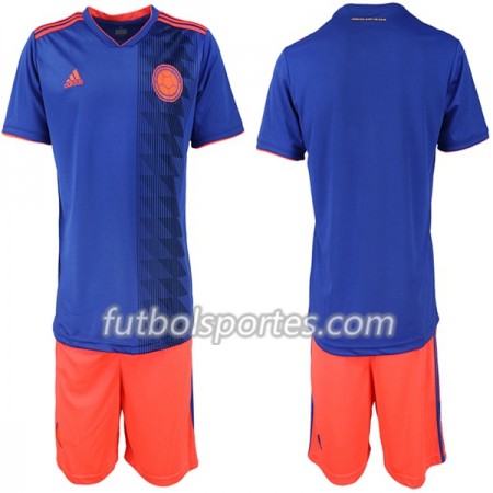 Camisetas Colombia Niño Segunda Equipacion Mundial 2018